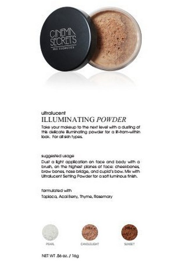 Cinema Secrets Ultralucent Illuminating Powder, Sunset  - Image 4