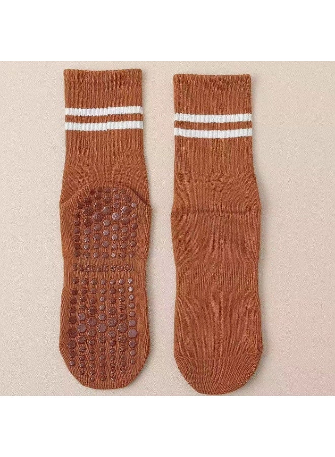 Generic 6 Pair Women Anti Slip Socks Pilates Grip Socks for Sports Yoga  - Image 3