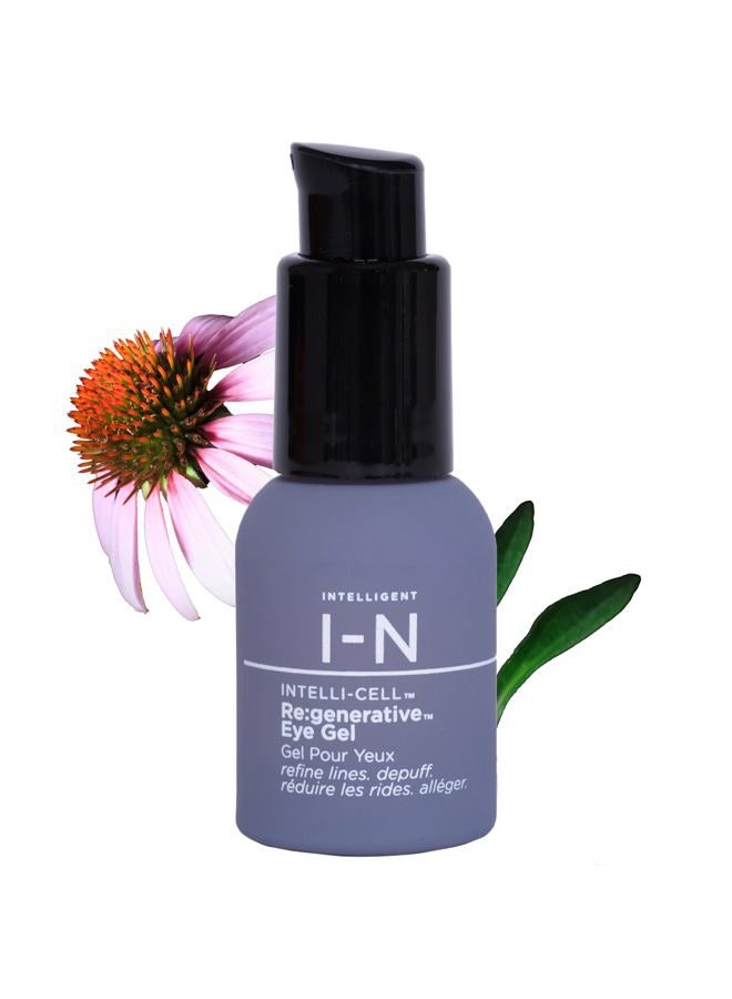 Intelligent Nutrients Re:generative Eye Gel - Formerly Renewal Complex Eye Gel - Plant Stem Cell Eye Treatment for All Skin Types, Clinically Proven (0.5 oz) - Image 1