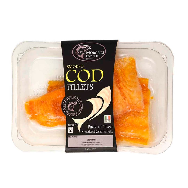 Morgans Smoked Wild Cod Fillets 2 Fillets - 250g - Image 2