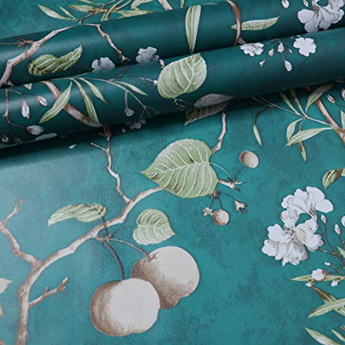Wollzo Green Sparrow self Adhesive Wallpaper Sticker (45 x 500 cm Multicolor) - Image 5