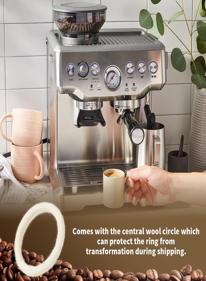 Hasanbar Felt Washer Compatible with Breville Espresso Machine Grinders Models Include BES870, BES878, BES880, BES980, BCG820, Round Soft Felt Washer Replacement, Wool Ring Accessories - Image 5