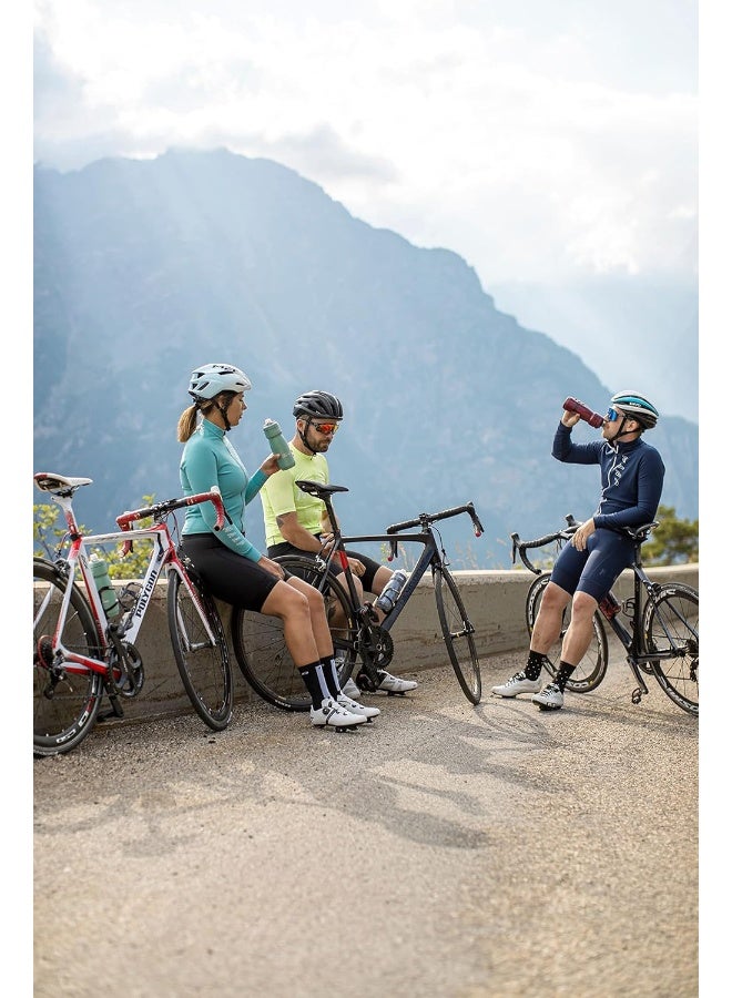 كاميلباك زجاجة CamelBak Podium Chill بسعة 21 أونصة – أخضر/أزرق، مزدوجة الجدار، تدفق عالي، أنيقة - Image 2