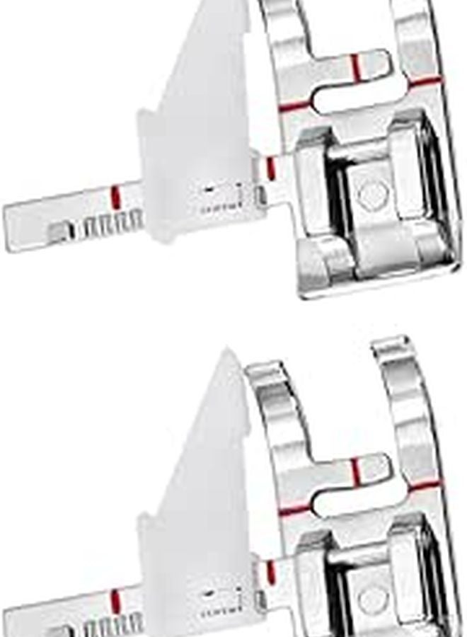 Adjustable Sewing Machine Presser Feet Set Metal Gauge Ruler for Quilting Embroidery - Image 1