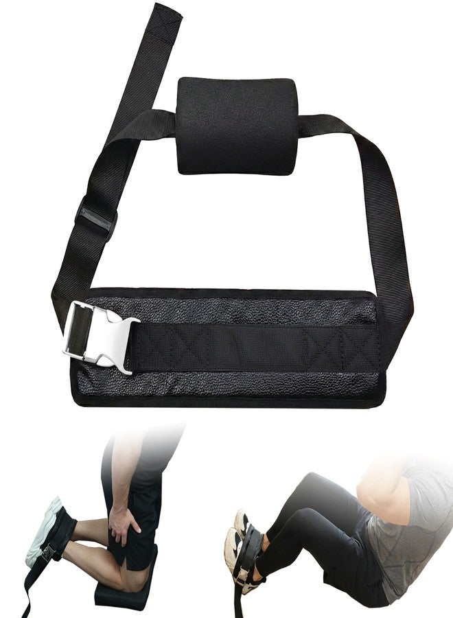 Lights Mountain Nordic Hamstring Curl Strap – Multi-Function Leg Trainer for Nordic Curls, Sit-Ups, Core Workouts, with Thick Neoprene Padding, Extra-Large Foam Stopper, Quick Release Design - Image 1