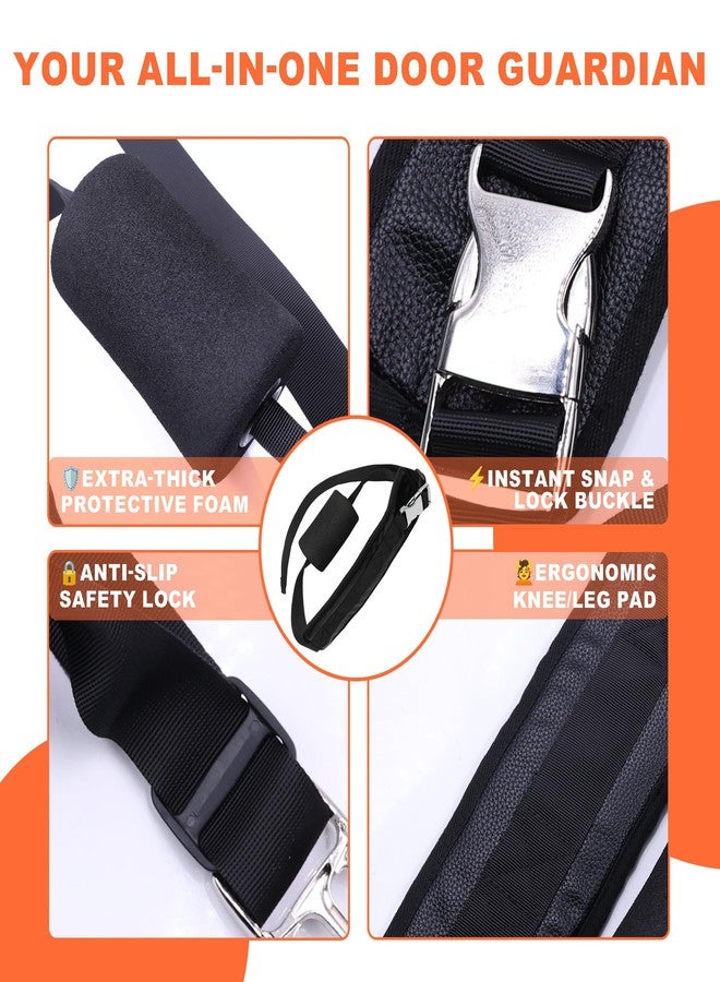 Lights Mountain Nordic Hamstring Curl Strap – Multi-Function Leg Trainer for Nordic Curls, Sit-Ups, Core Workouts, with Thick Neoprene Padding, Extra-Large Foam Stopper, Quick Release Design - Image 2