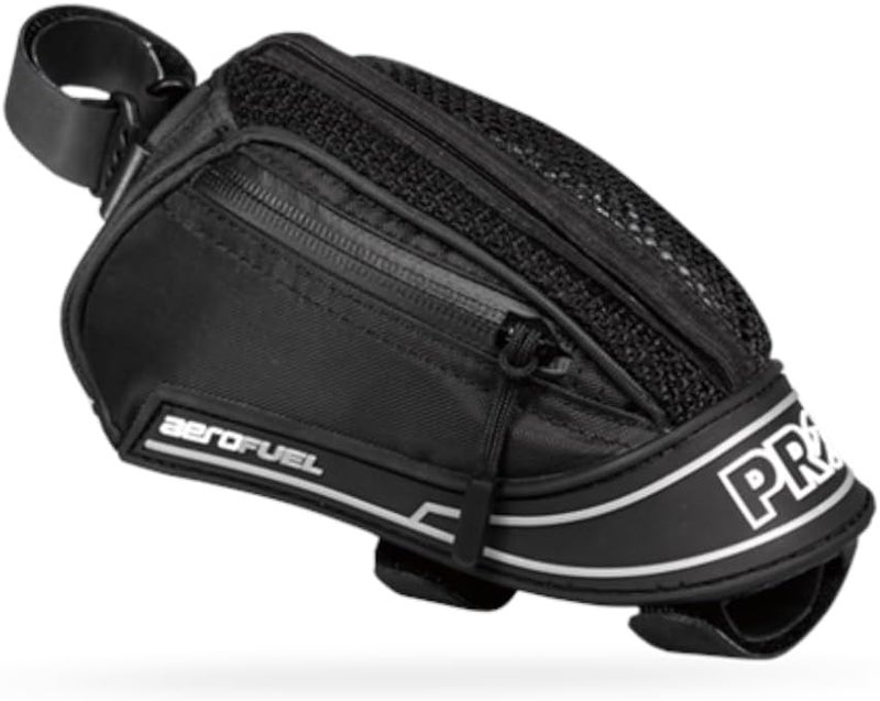Shimano Pro Aerofuel Top Tube Triathlon Bicycle Bag – Streamlined Storage for Race Essentials – Medium Size – Black