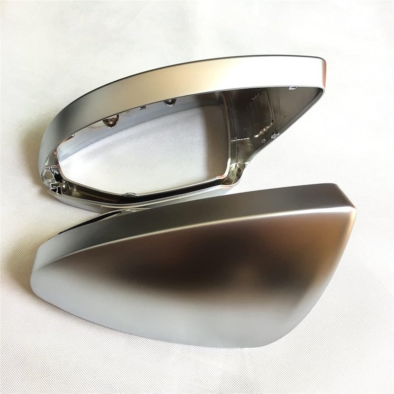 QASULER Matte Chrome Mirror Cover for A6 A7 A8 - Image 1