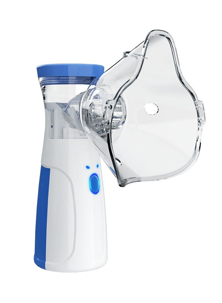Portable Nebulizer Connected Inhaler Mesh Nebulizer machine for Adults and Kids Travel Household Use AA Batteries