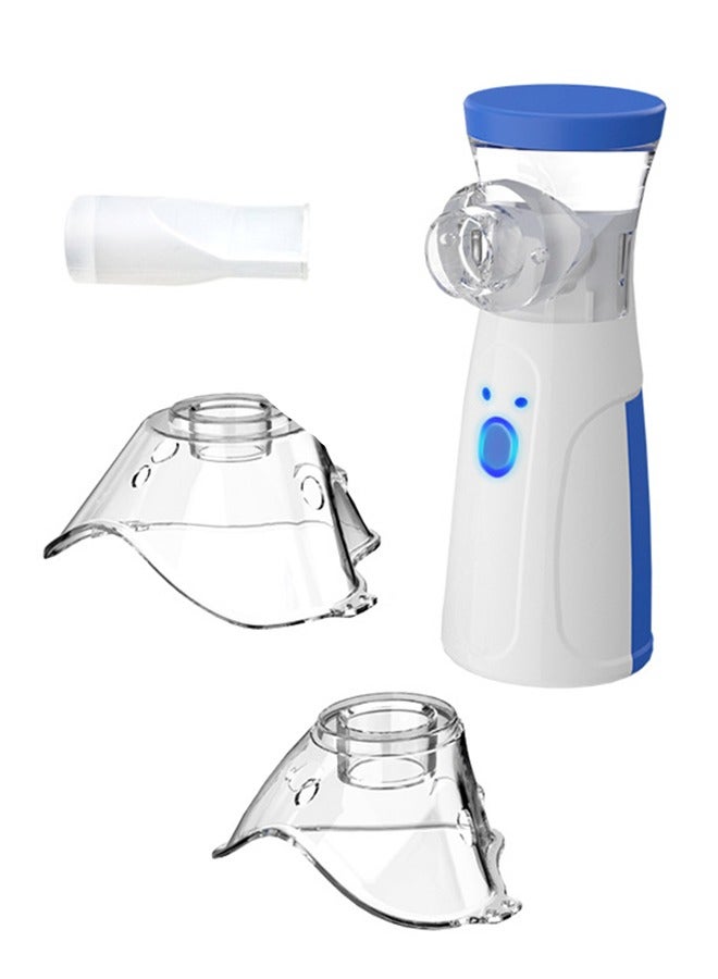 Portable Nebulizer Connected Inhaler Mesh Nebulizer machine for Adults and Kids Travel Household Use AA Batteries