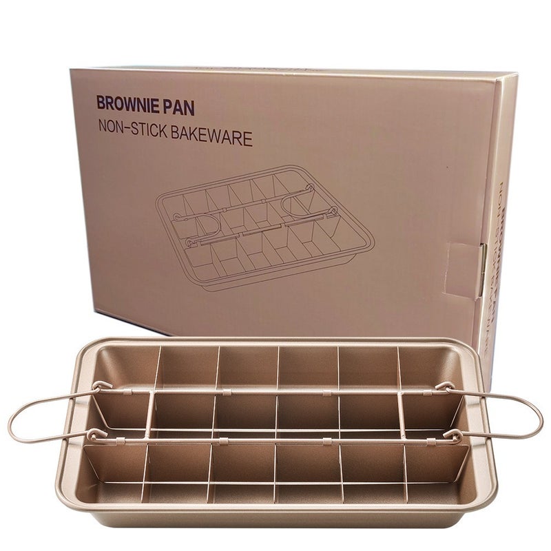 Sturdy Square Non-Stick Brownie Pan - Thickened Baking Tool Set