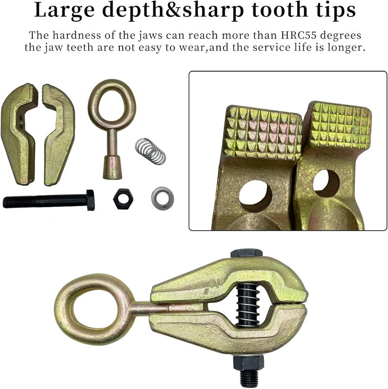 Jiaroutk 5T 2-Way Self-Tightening Auto Body Pull Clamp, C-Clamp - Image 4
