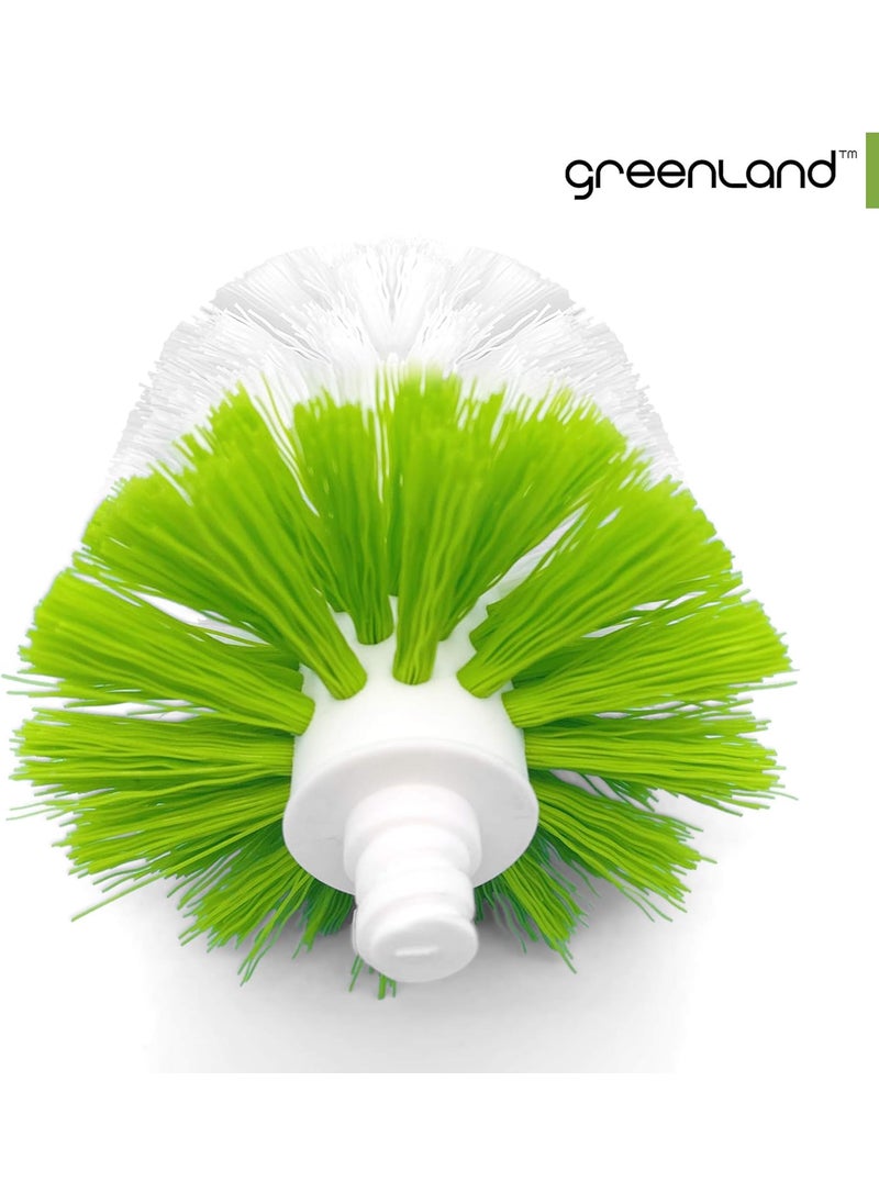 greenland Greenland Biodegradable 4 Toilet Brush Replacement Heads Compatible with OXO 1043632 Good Grips Toilet Brush Replacement Head  The OXO 1281600 Good Grips Toilet Brush 4Pack  - Image 4