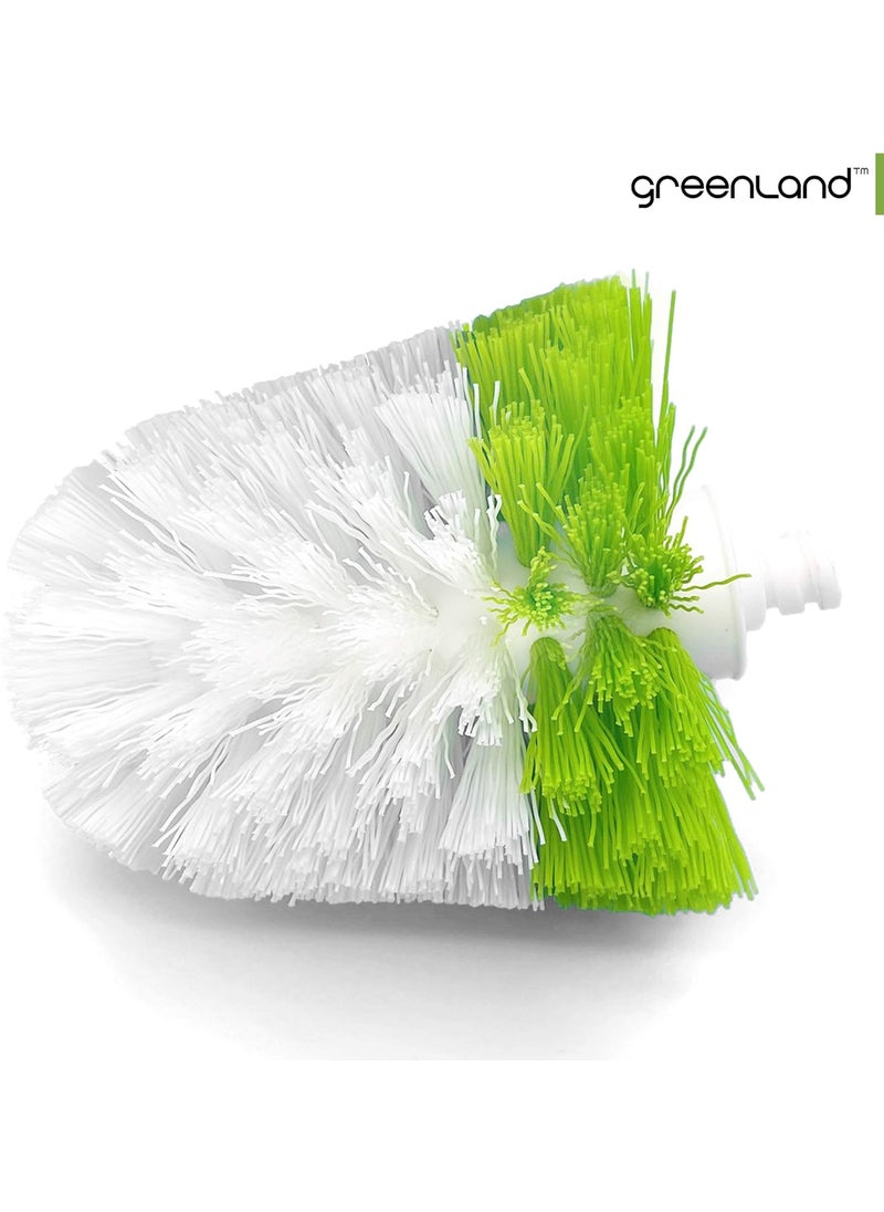greenland Greenland Biodegradable 4 Toilet Brush Replacement Heads Compatible with OXO 1043632 Good Grips Toilet Brush Replacement Head  The OXO 1281600 Good Grips Toilet Brush 4Pack  - Image 5