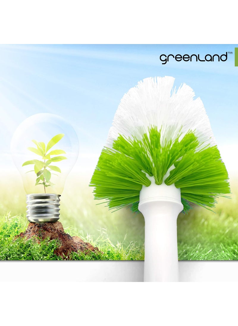 greenland Greenland Biodegradable 4 Toilet Brush Replacement Heads Compatible with OXO 1043632 Good Grips Toilet Brush Replacement Head  The OXO 1281600 Good Grips Toilet Brush 4Pack  - Image 3