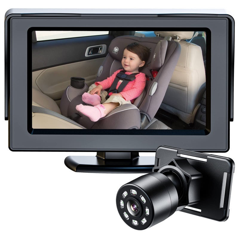 Itomoro Baby Car Mirror, View Infant in Rear Facing Seat with Wide Crystal Clear View,Camera Aimed at Baby-Easily to Observe The Baby's Every Move - Image 1