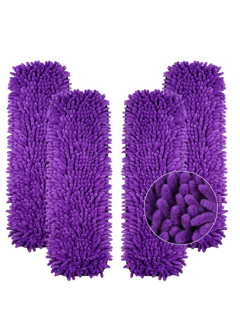 Excefore Mop Pads for Bona, 4 Pack Pet System Microfiber Sweeping Pad for Bona Mops, Washable & Reusable Pet Pads, Mop Pads Refill for Hard Surface Floors - Image 1