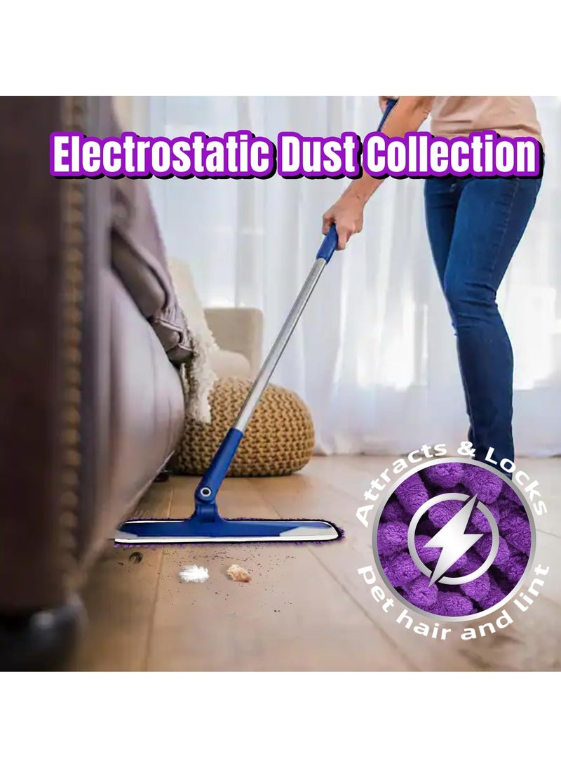 Excefore Mop Pads for Bona, 4 Pack Pet System Microfiber Sweeping Pad for Bona Mops, Washable & Reusable Pet Pads, Mop Pads Refill for Hard Surface Floors - Image 5