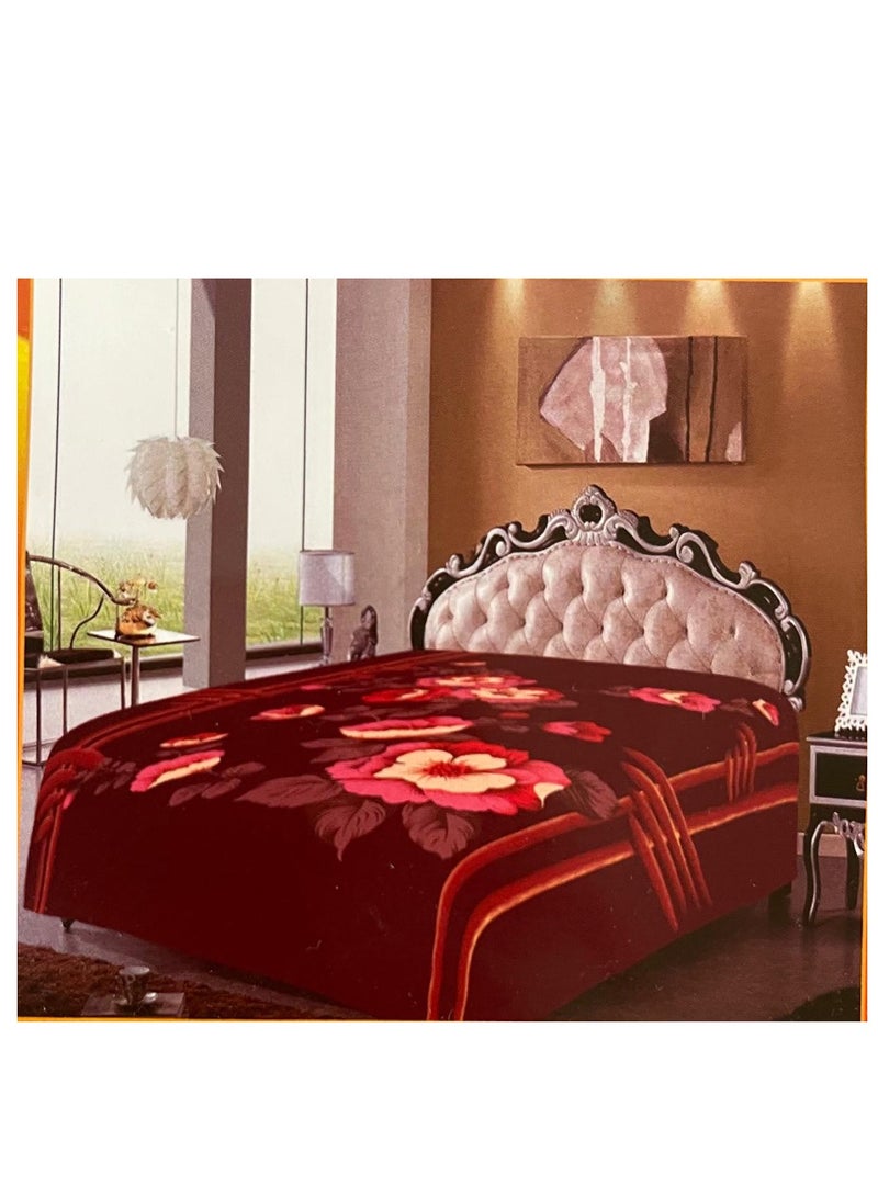 MAARYA LOVE 2 PLY SUPER SOFT EMBOSSED BLANKET - Image 5