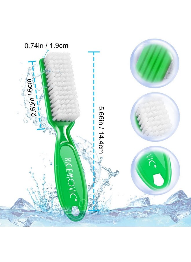 NICEMOVIC - 10 Pcs Handle Grip Nail Brush, NICEMOVIC Hand Fingernail Cleaner Brush Manicure Tools Scrub Cleaning Brushes Kit, Use for Toe and Nail Cleaning (Bright Colors) - Image 1