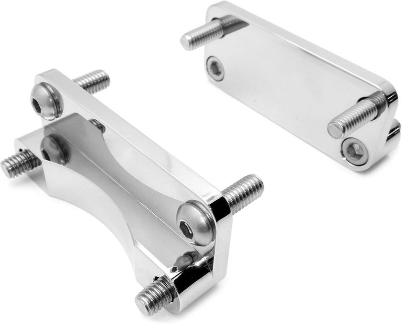 HASkulle AfterMokit Front Fender Risers 3 Inch Hole Center Adapter for Harley Davidson Models - Image 1