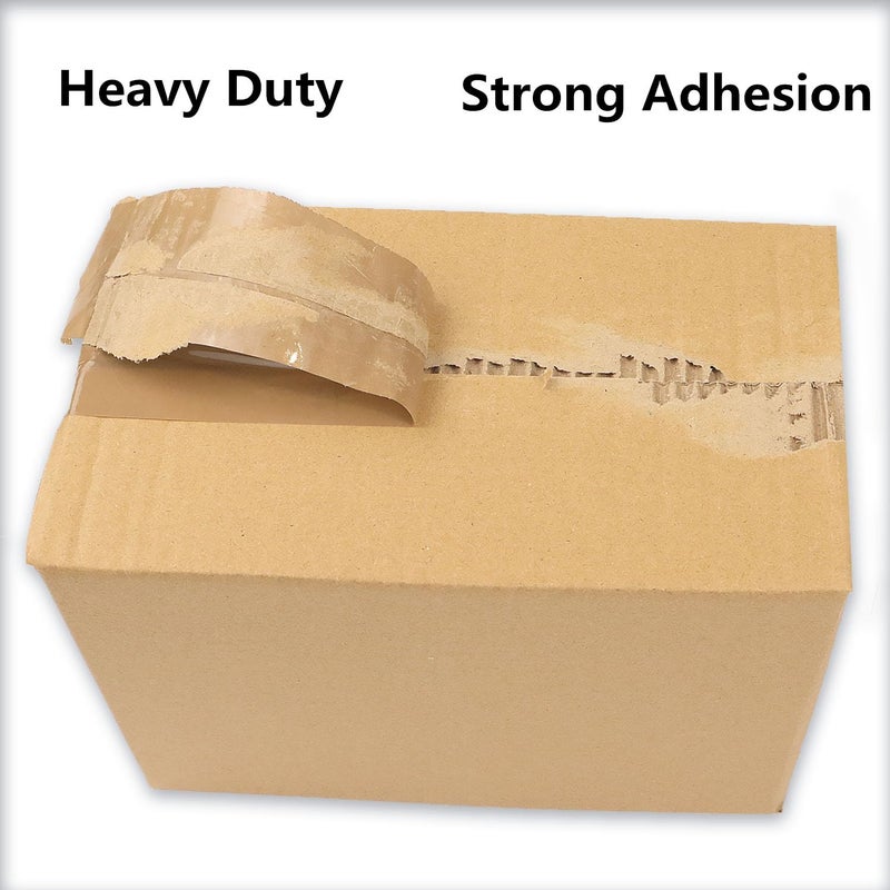 CHUANGSEED 2-Pack Clear Packing Tape with Dispenser-2.7mil x 1.88" x 55Y Heavy Duty Packing Tape for Moving Boxes-Moving Tape Strong Adhesive Packaging Tape. - Image 4