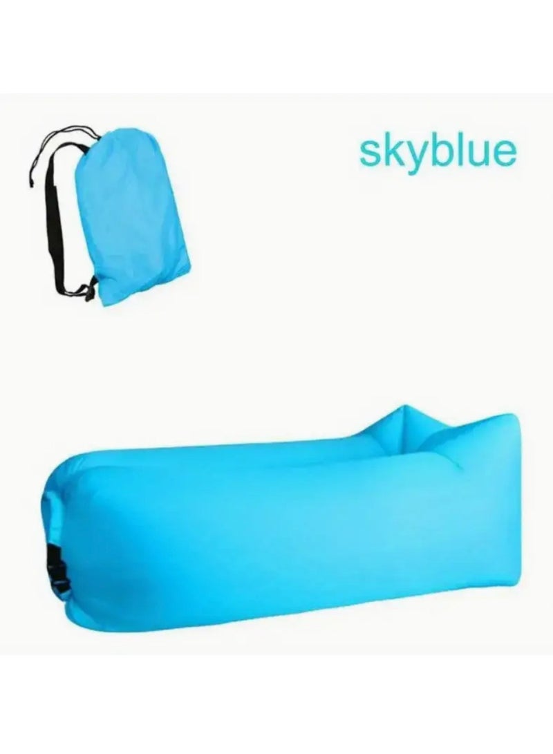 Inflatable Sofa | Camping Furniture | Portable Sofa | Foldable Couch | Outdoor Relaxing Chair | Travel Gear | Inflatable Couch for Camping | Garden Sofa | Lightweight Inflatable Furniture | Outdoor Camping Equipment - Image 1