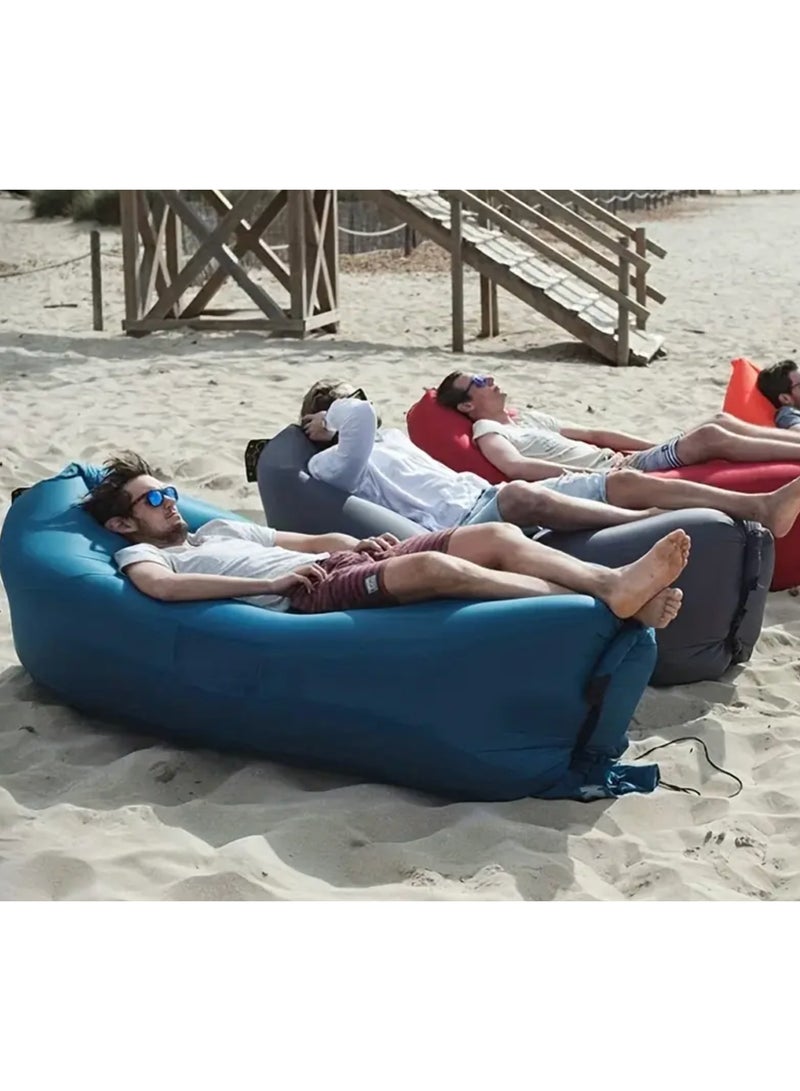 Inflatable Sofa | Camping Furniture | Portable Sofa | Foldable Couch | Outdoor Relaxing Chair | Travel Gear | Inflatable Couch for Camping | Garden Sofa | Lightweight Inflatable Furniture | Outdoor Camping Equipment - Image 4