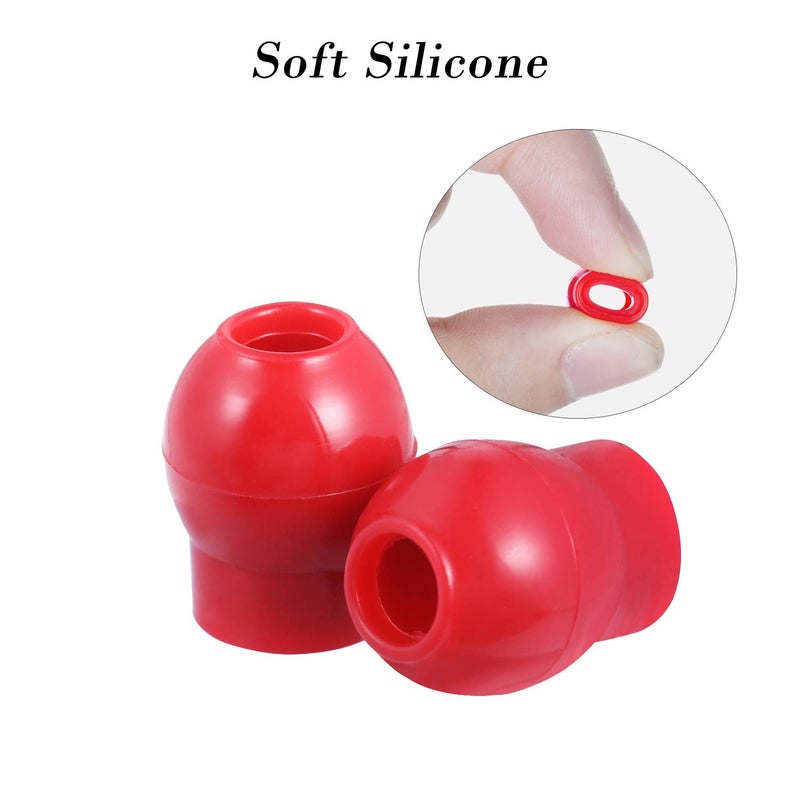 BBTO 36 Pieces Replacement Ear Tips for Stethoscopes, Universal Soft-sealing Earbuds(Rainbow Color) - Image 4