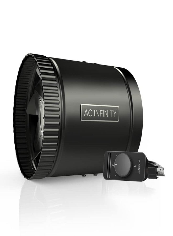 AC Infinity RAXIAL S6, Inline Booster Duct Fan 6” with Speed Controller - Low Noise Inline HVAC Blower Can Fan for Basements, Bathrooms, Kitchens, Workshops - Image 1