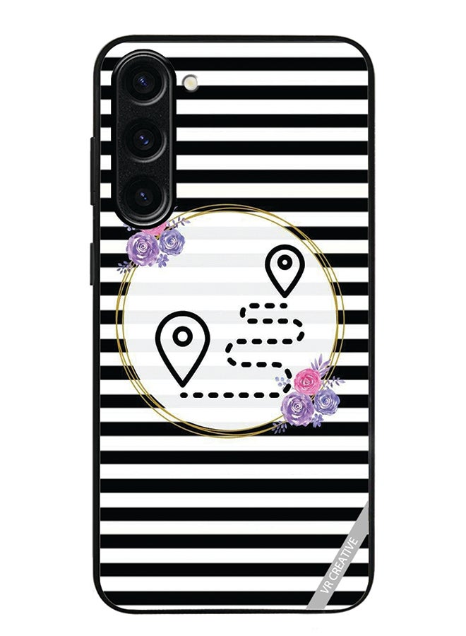 VR CREATIVE Protective Case Cover For Samsung Galaxy S24 Location Design Multicolour - Image 1