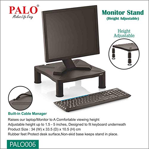 PALO Monitor Stand / Printer Stand (Height Adjustable) - Image 3