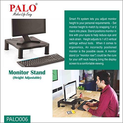 PALO Monitor Stand / Printer Stand (Height Adjustable) - Image 5