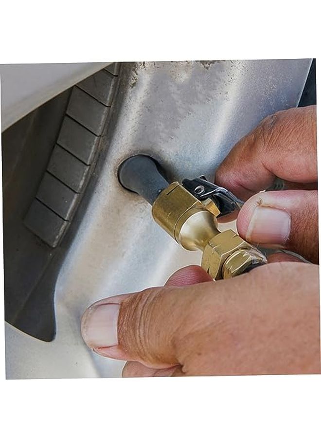 VALICLUD 5pcs Copper Air Chuck with Locking Clip for Easy Tire Inflation - Image 5