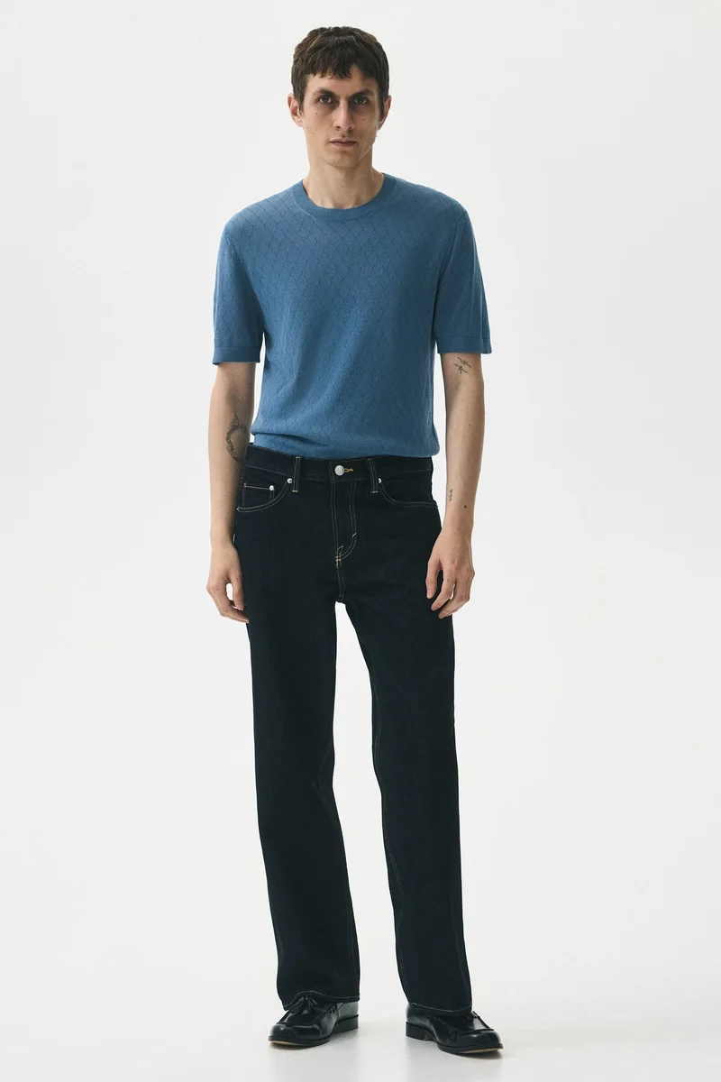 H&M Slim Fit Knitted T-shirt