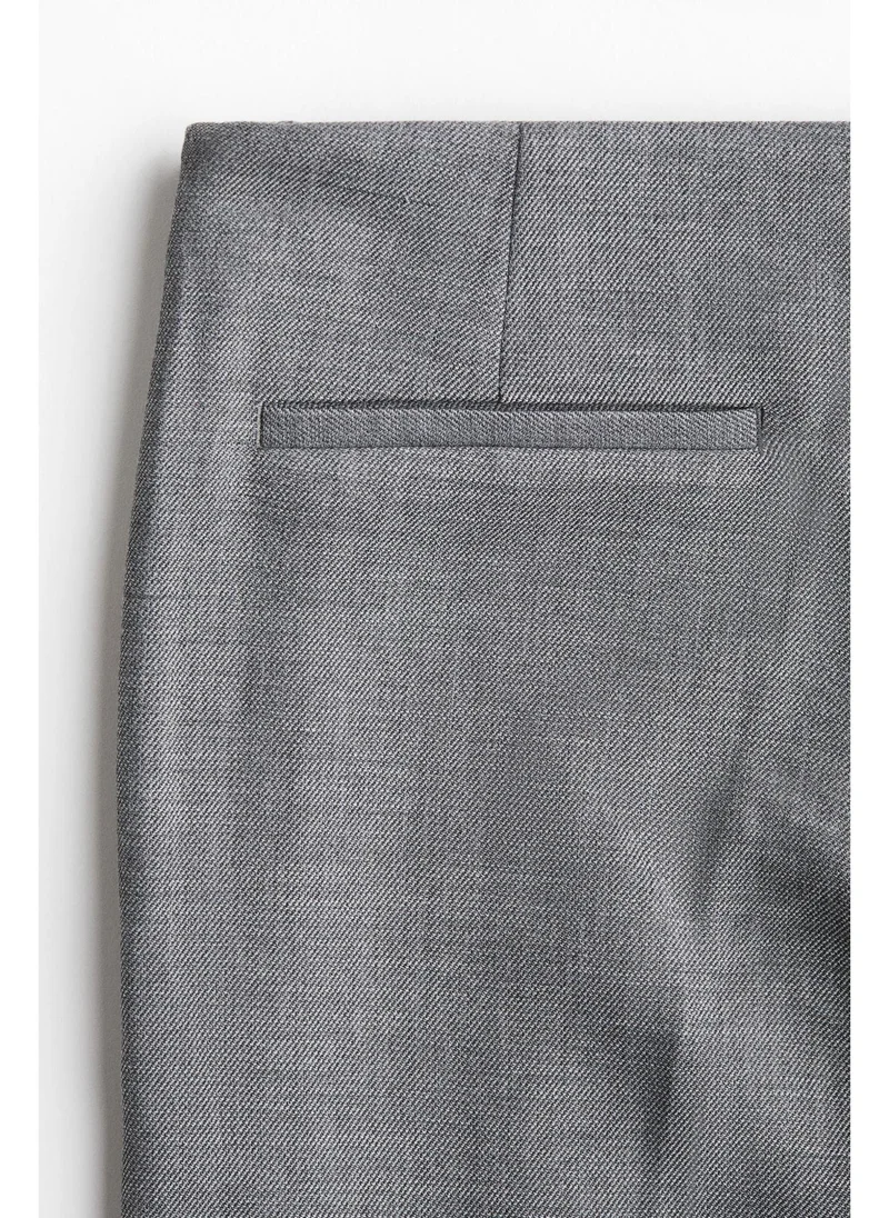 اتش اند ام Flared crease-leg trousers