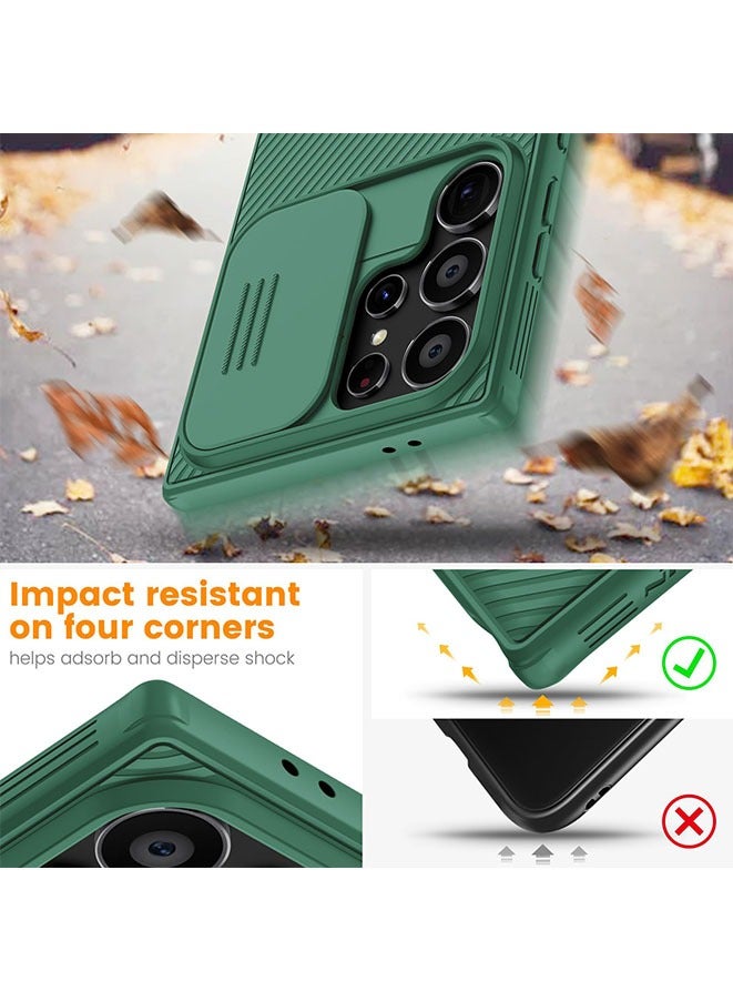 Muyixin Case for Samsung Galaxy S24 ultra (2024) with Camera Slide Protection Cover (Green) - Image 3