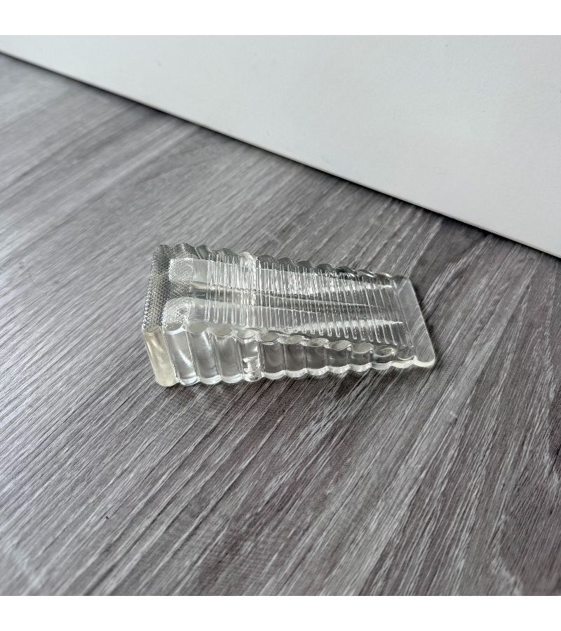 Transparent Door Stopper Large Anti-Slip Door Stop Fits 5 To 26mm Door Gaps Home Silent Door Buffer Tool - Image 1