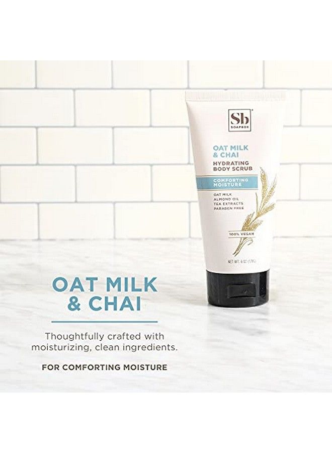 Soapbox Gentle Exfoliating Body Scrub Oat Milk & Chai 6Oz Moisturizing Body Scrub For Visibly Smoother Skin With Coconut Oil And Oat Milk - Image 3