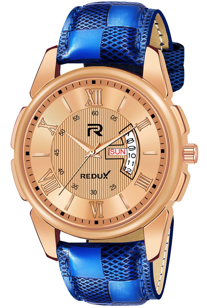 REDUX Analogue Rose Gold Dial Watch for Men's RWS0210S - Image 1