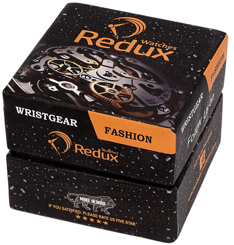 REDUX Analogue Rose Gold Dial Watch for Men's RWS0210S - Image 4