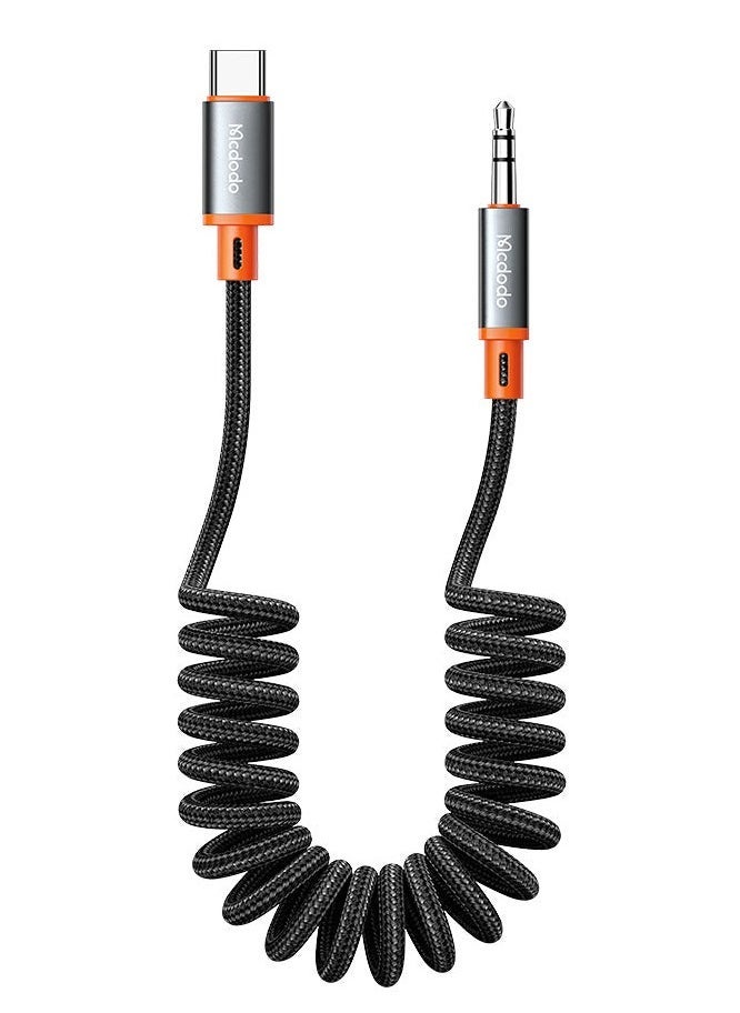 Mcdodo - CA-900 USB-C to 3.5mm AUX Mini Jack Cable - 1.8M (Black) - Image 1