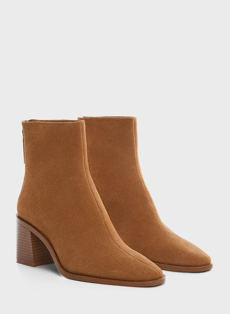 MANGO Gloria Ankle Boots
