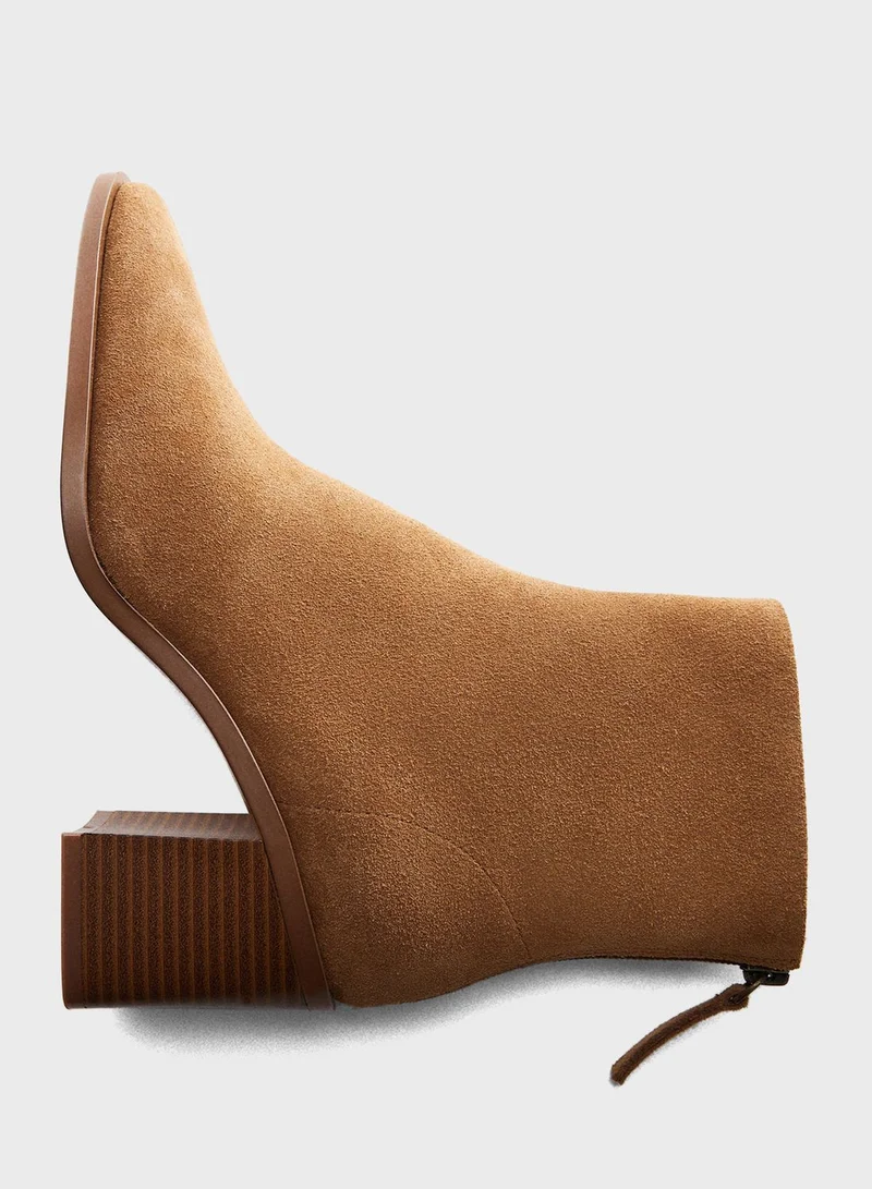 MANGO Gloria Ankle Boots