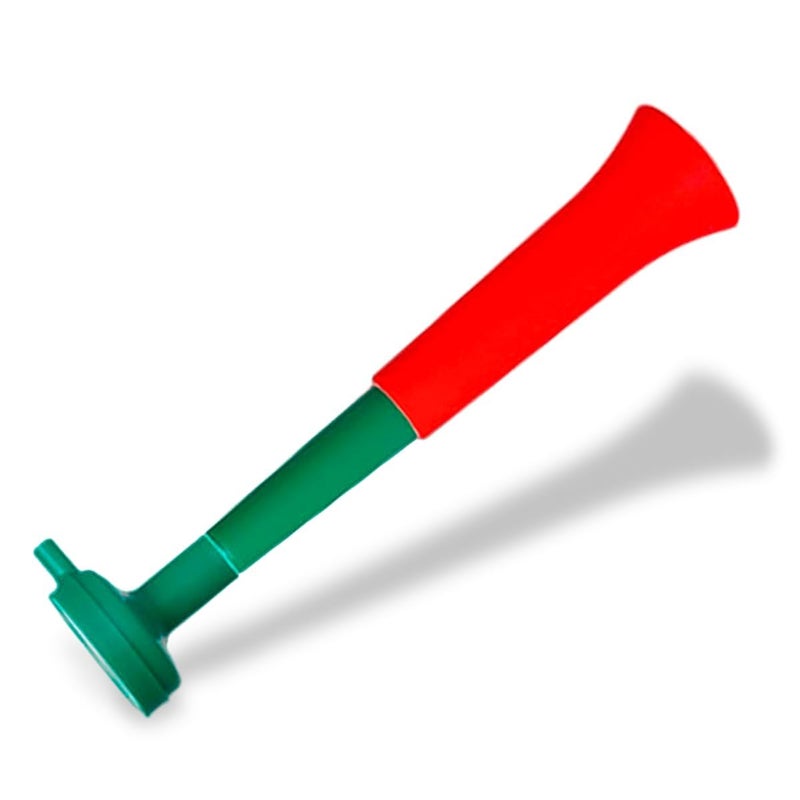 Generic FUN FAN LINE - Pack x3 Plastic Trumpets/Vuvuzela stadium horn for soccer and sports events. Soccer fan trumpet. Noisy air horn for cheerleading and animation. (Portugal)  - Image 1