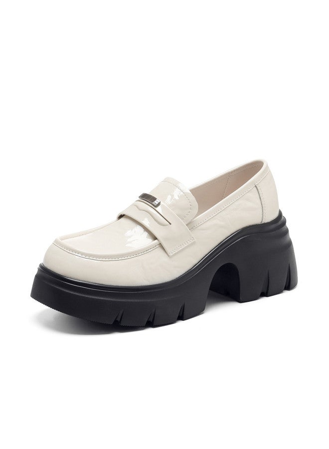 St&Sat British Style Height-increasing Loafers Retro Versatile Commuter Shoes Fashion Jk Uniform Shoes - Image 2