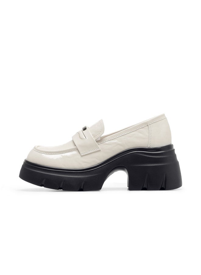 St&Sat British Style Height-increasing Loafers Retro Versatile Commuter Shoes Fashion Jk Uniform Shoes - Image 3