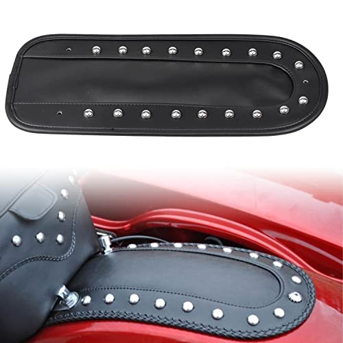 XMMT Studded Rivet Leather Rear Fender Bib Solo Seat for Harley FLSTC Softail Heritage Classic 20002017 FLSTN Softail Deluxe 20052011 - Image 3