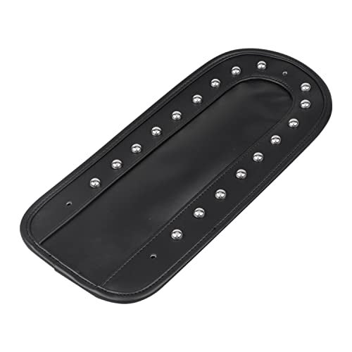 XMMT Studded Rivet Leather Rear Fender Bib Solo Seat for Harley FLSTC Softail Heritage Classic 20002017 FLSTN Softail Deluxe 20052011 - Image 1