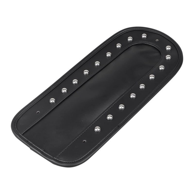 XMMT Studded Rivet Leather Rear Fender Bib Solo Seat for Harley FLSTC Softail Heritage Classic 20002017 FLSTN Softail Deluxe 20052011 - Image 2